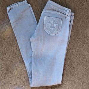 Siwy 27/28 rose super drain pipe jeans gray